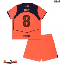 Camisa de Futebol Barcelona Pedri Gonzalez #8 Equipamento Alternativo Infantil 2025-26 Manga Curta (+ Calças curtas)